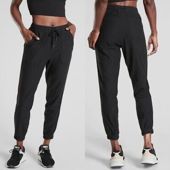 Athleta Farallon Black Jogger Pant - Picture 1 of 12